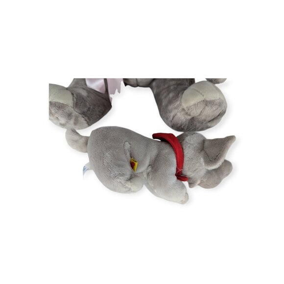 Build-A-Bear BAB Gray Asian Elephant w/Magnet in the Trunk w/Mini Elephant - Picture 12 of 17